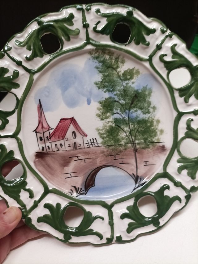 Plato Decorativo Calado