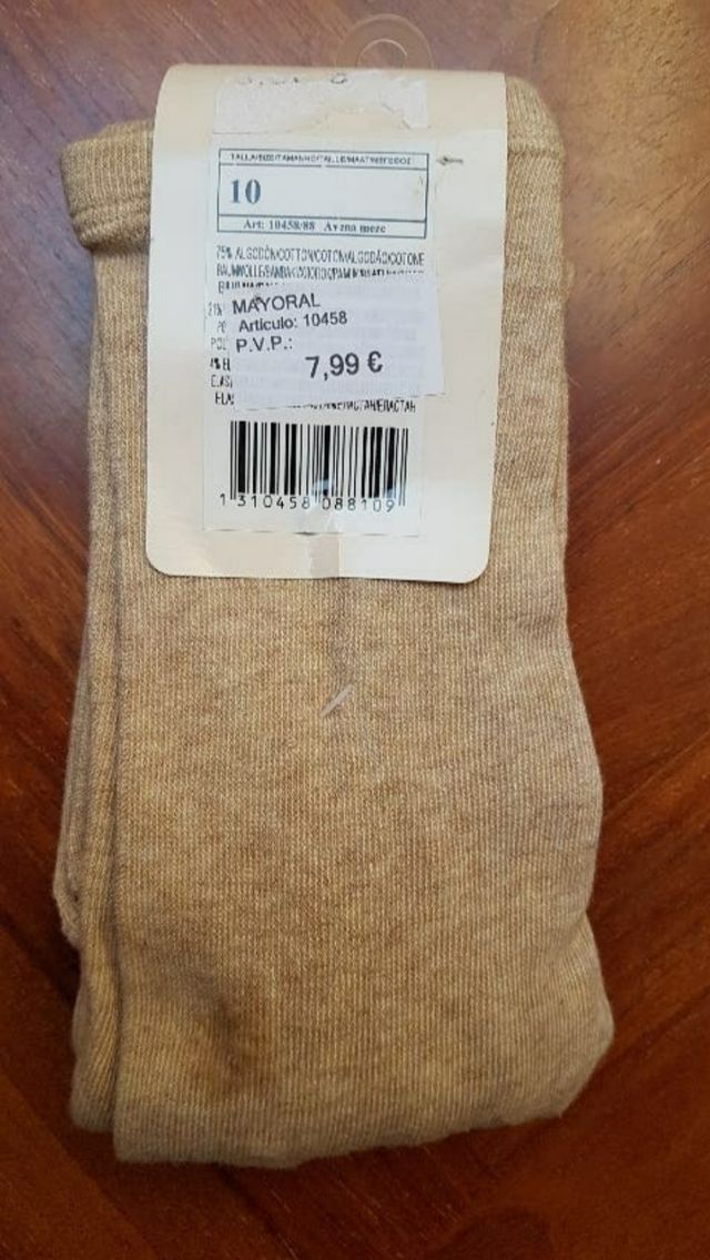 Leotardos talla 10  35-36 NUEVOS CON ETIQUETAS 