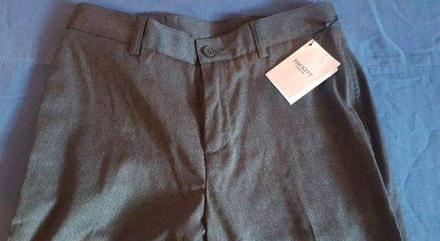 Pantalón Hackett gris talla 11-12 NUEVO 