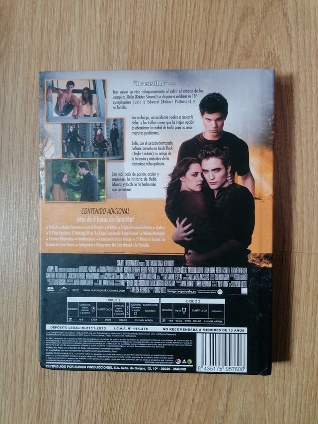 Pack 4 películas Saga Crepúsculo - Ed. especiales