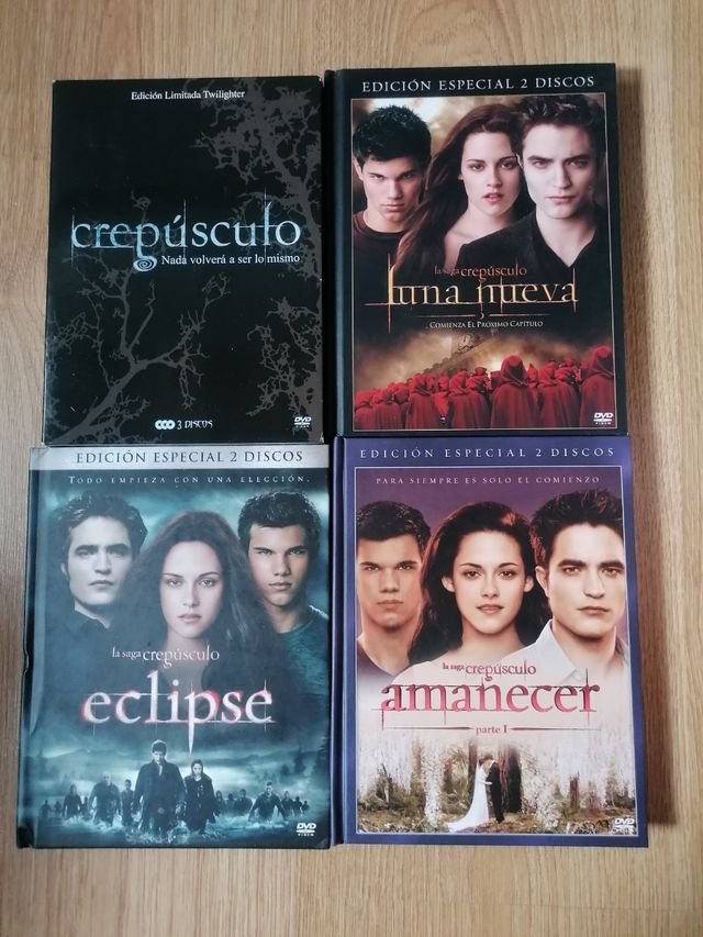 Pack 4 películas Saga Crepúsculo - Ed. especiales