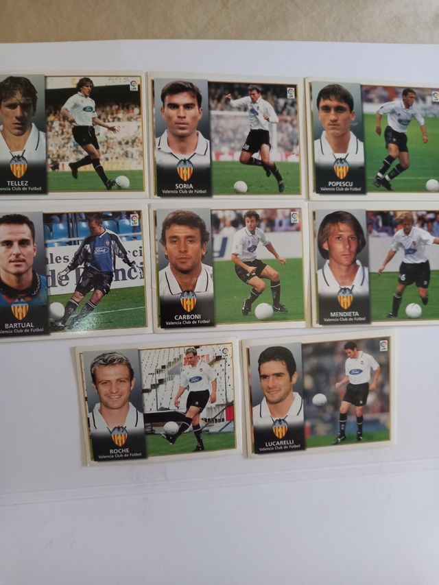 Cromos ValenciaC.F 98/99