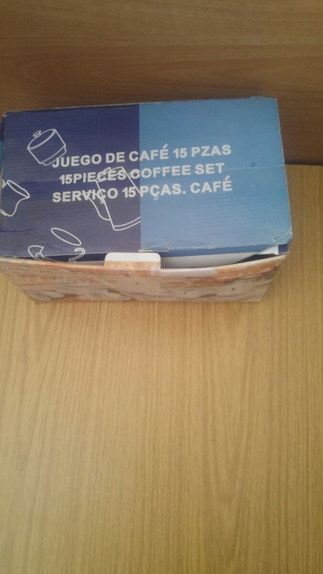 juego d café 15 piezas nuevo a estrenar