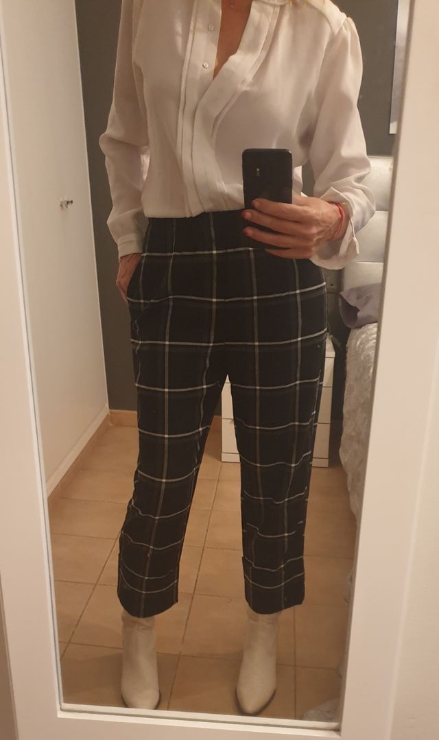 pantalon recto de Zara