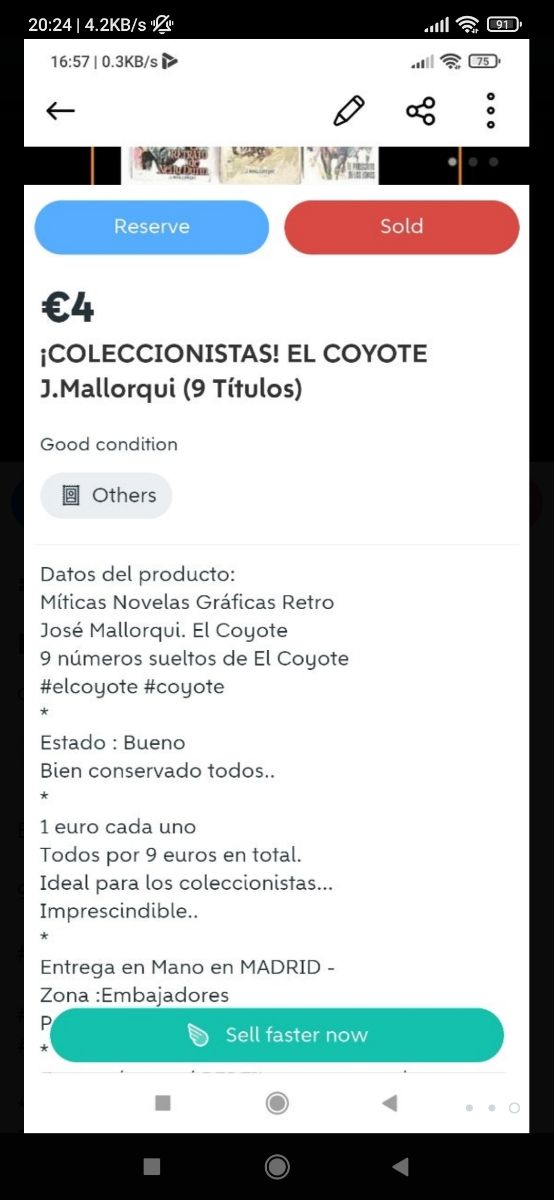 EL COYOTE. J Mallorqui (9 Títulos)