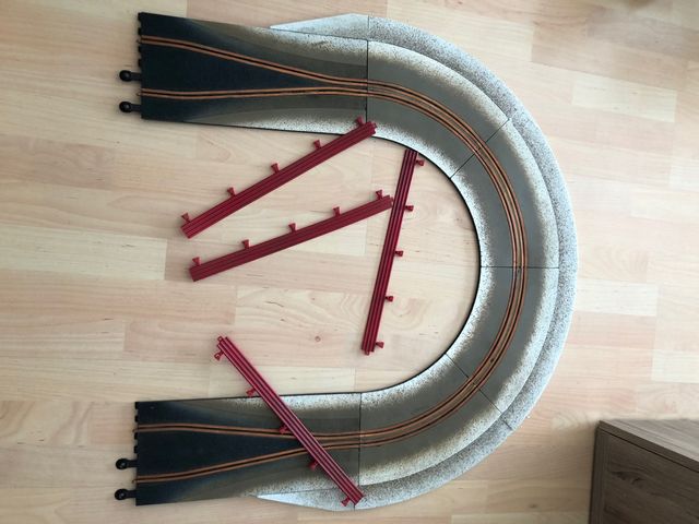 curva nieve scalextric