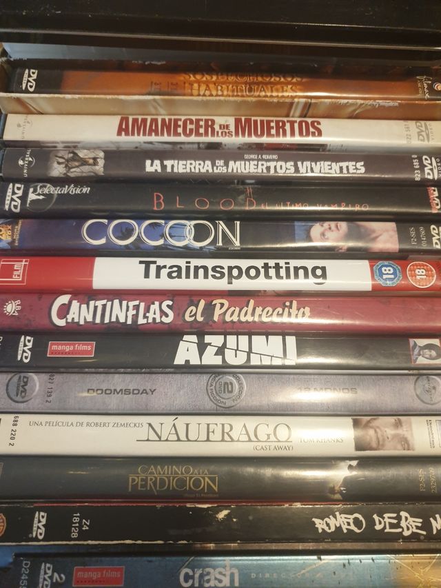 DVD 4€ c/u cajas metálicas y de 2 DVD preguntar