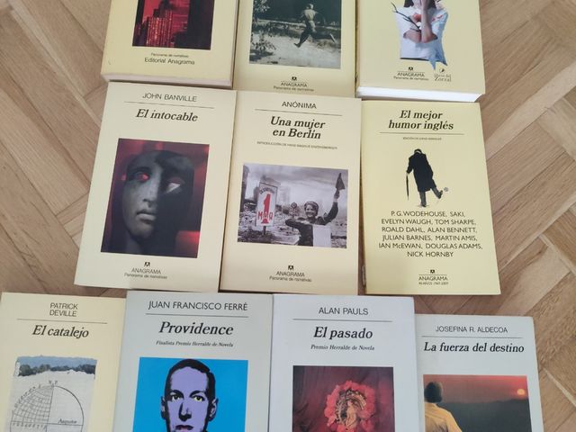 Libros editorial Anagrama desde 3€