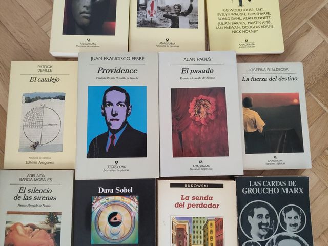 Libros editorial Anagrama desde 3€
