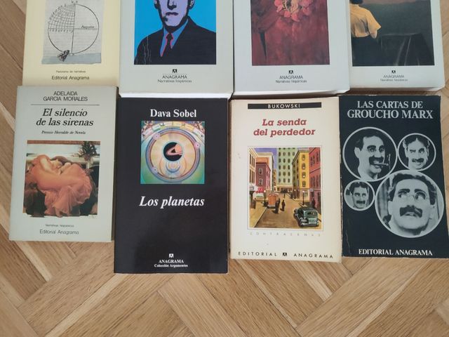 Libros editorial Anagrama desde 3€