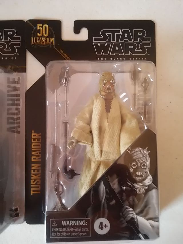 LOTE 3 FIGURAS STAR WARS BLACK SERIES ARCHIVE