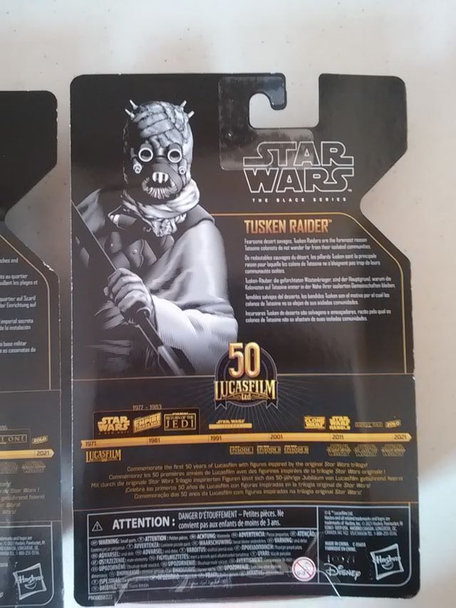 LOTE 3 FIGURAS STAR WARS BLACK SERIES ARCHIVE