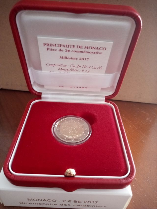 Moneda Conmemorativa Mónaco 2017