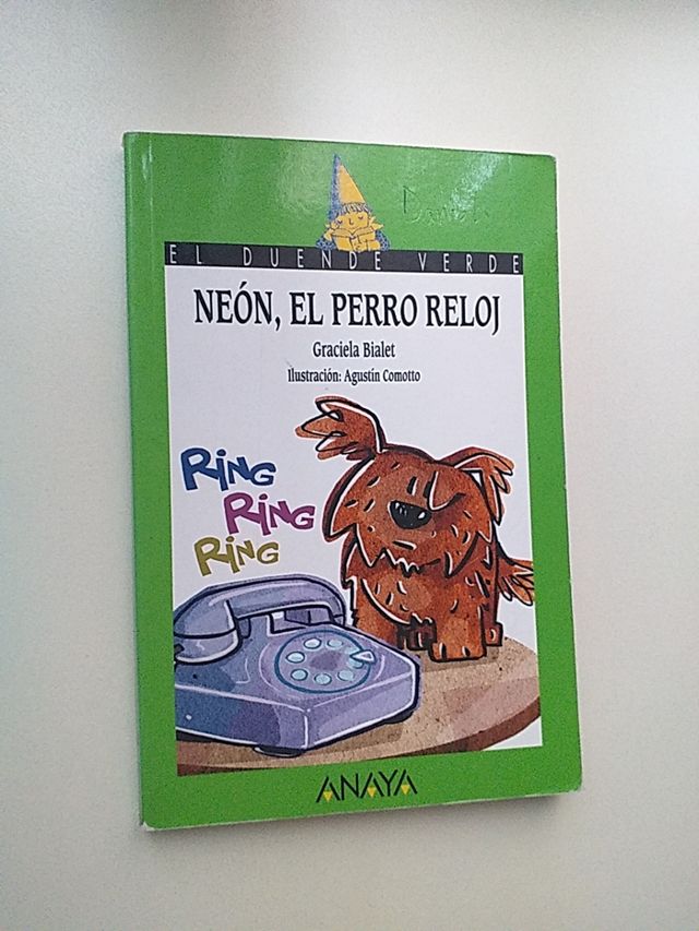 neon, el perro reloj