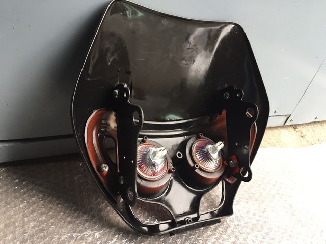 Careta 2 focos moto enduro