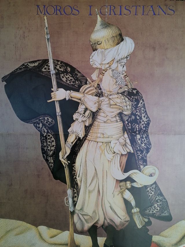 ARTE. MANOLO BOIX. CARTEL ALCOI 1987