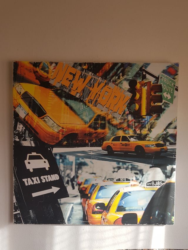 cuadro sobre lienzo de nueva york