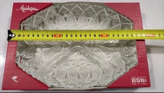 Bandeja cristal aperitivos, Moldavia. HAGO ENVÍOS
