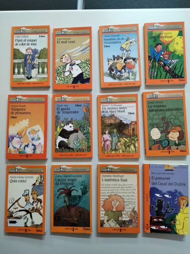 Llibres taronges del Vaixell de vapor