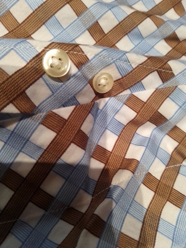 camisa de cuadros de Zara, talla 42 de hombre