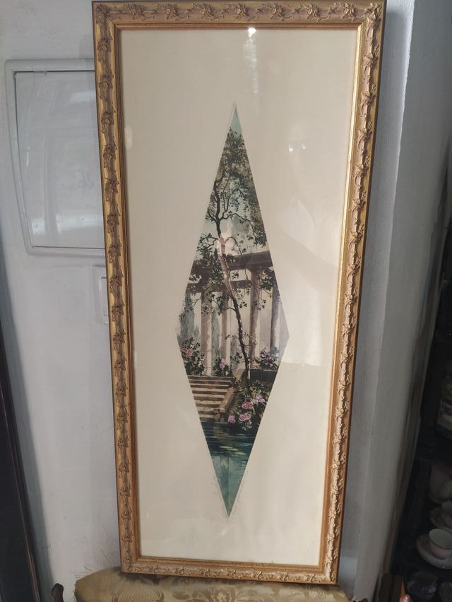 pareja cuadros grabados