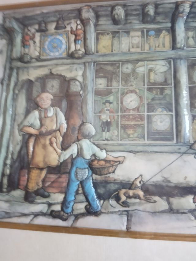 cuadro de lamina de anton pieck