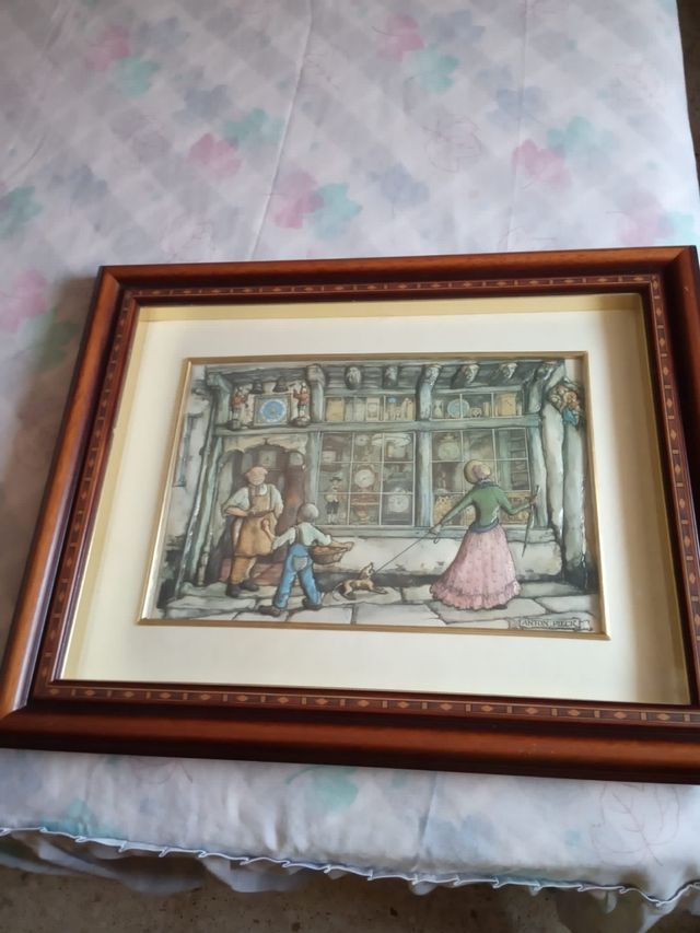 cuadro de lamina de anton pieck