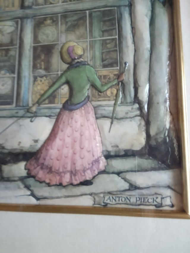 cuadro de lamina de anton pieck