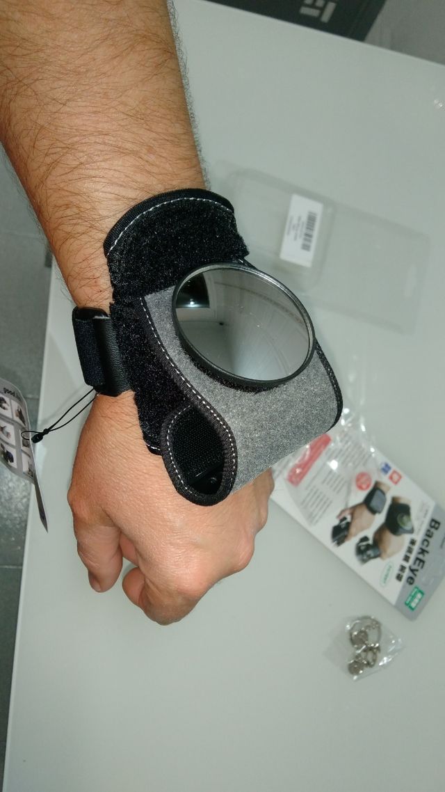 espejo retrovisor de muñeca para patinete y bicicl