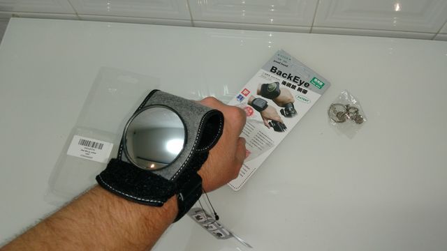 espejo retrovisor de muñeca para patinete y bicicl