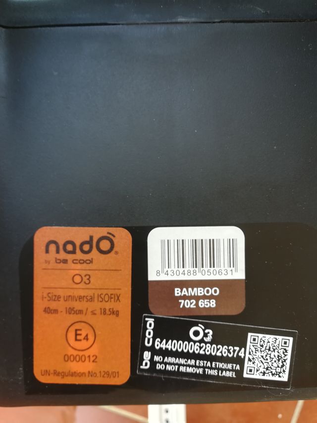 Silla contramarcha giratoria NADÓ BE COOL