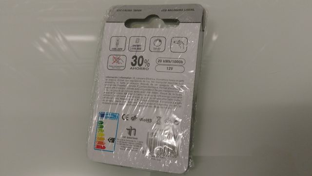 bombillas G4 20w. 12v. nuevas. halogena