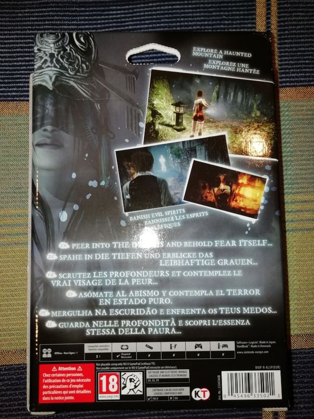 Project Zero Maiden of Black Water WiiU coleccioni