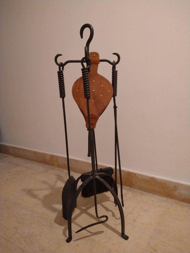 Complemento de chimenea de forja