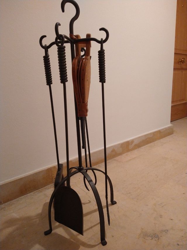 Complemento de chimenea de forja