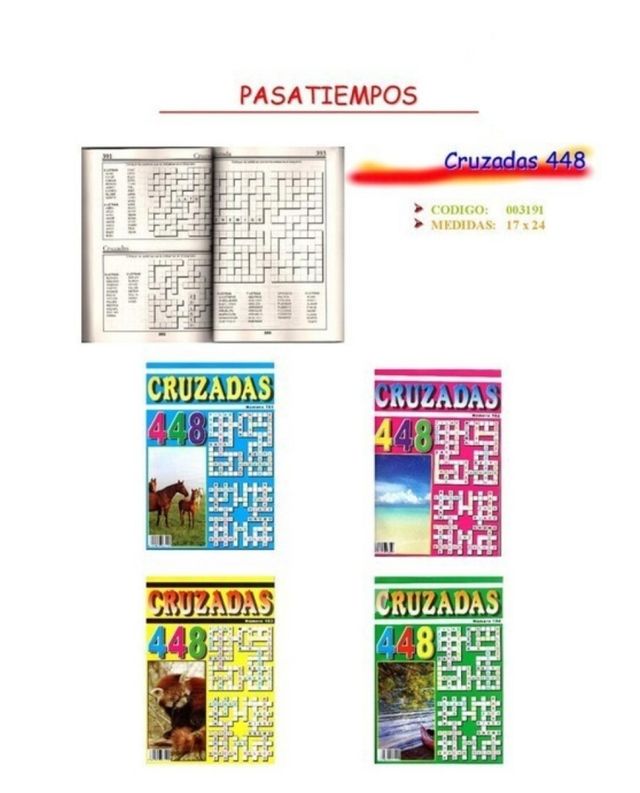 CRUZADAS,  SUDOKUS, AUTODEFINIDOS Y PASATIEMPOS