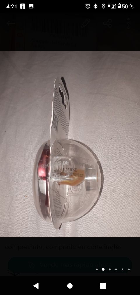 chupete  del Sevilla c.f (precintado)