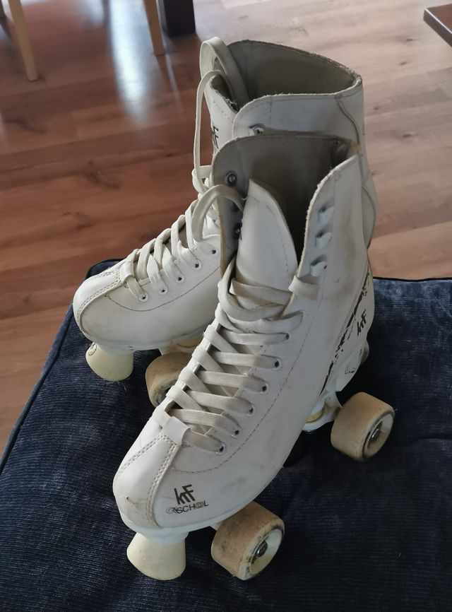 Patines niña 38 QUADS ROLLER SCHOOL BLANCO DE KRF