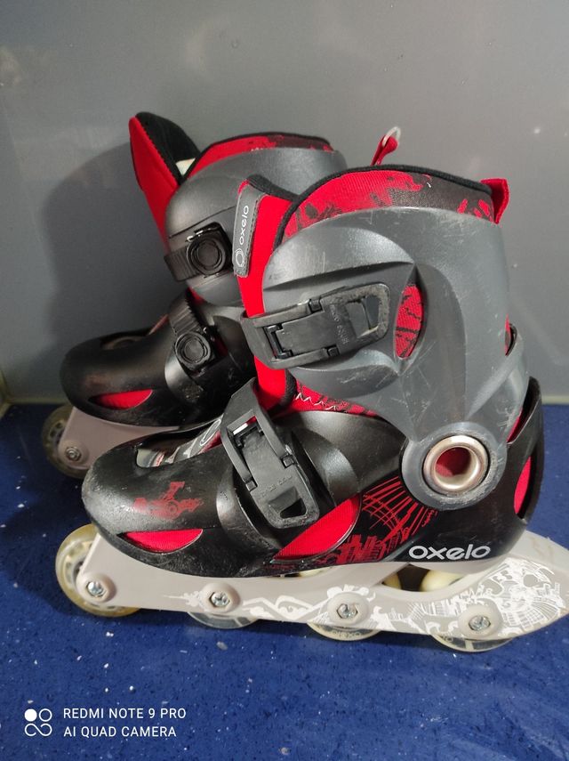 Patines en línea y casco