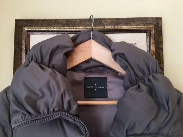 Plumífero corto marrón Roberto Verino mujer