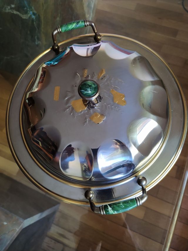 Fuente redonda para servir🌲🌲