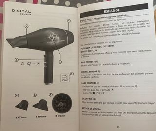 Secador de pelo Babyliss Digital sensor de segunda mano por 125 EUR en  Villena en WALLAPOP