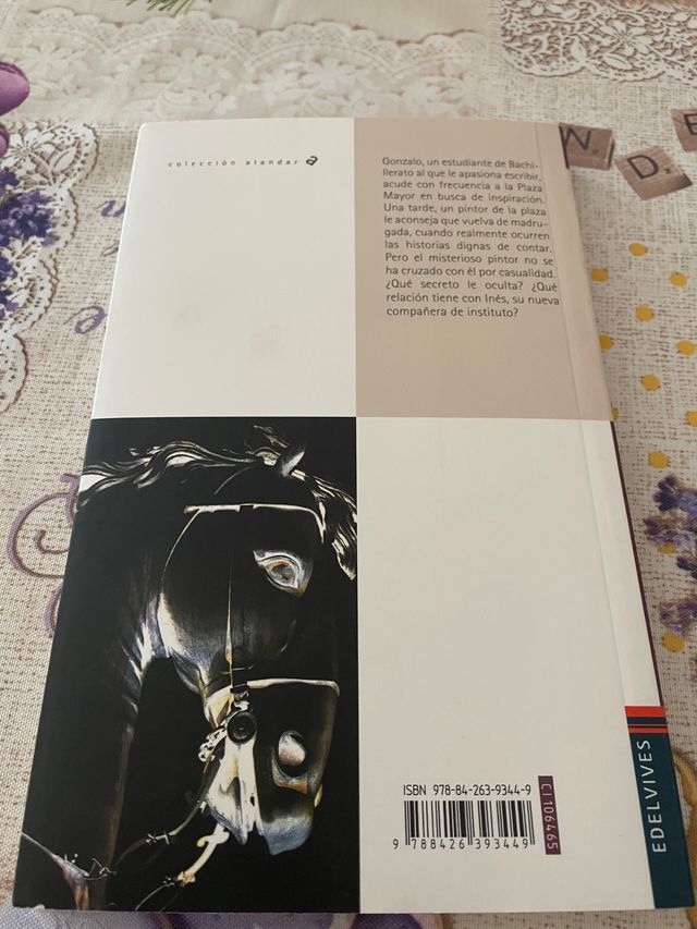 Libro lectura Sombras de la Plaza Mayor