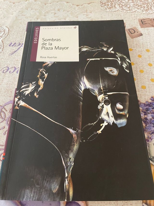 Libro lectura Sombras de la Plaza Mayor