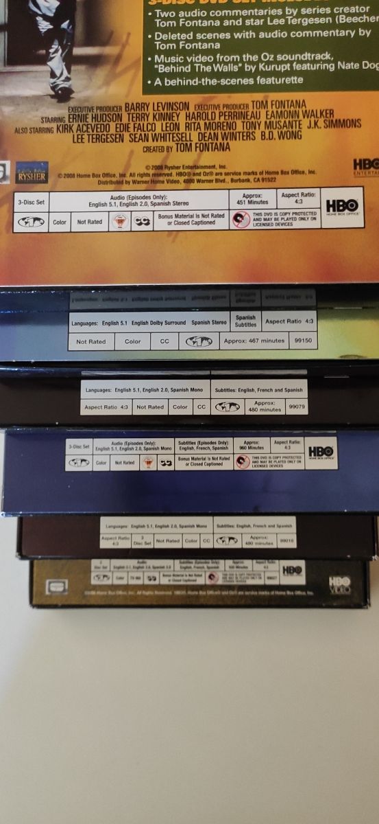 Serie completa OZ dvd VOSE