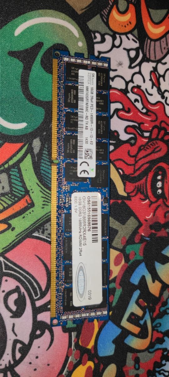Memoria RAM da 16 Gb