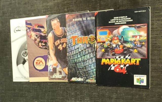 Pack Manuales Juegos Nintendo 64