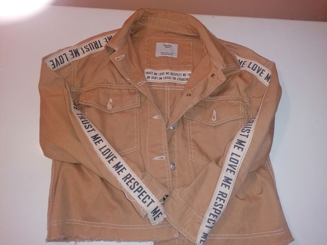 Cazadora chica corte vaquero