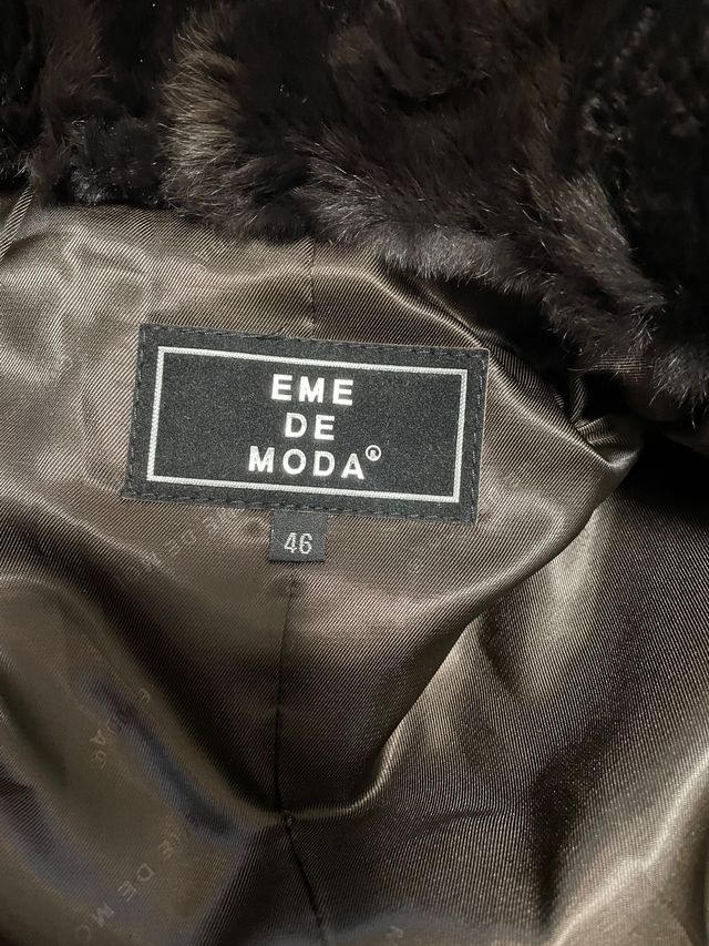 Abrigo marrón Eme de Moda