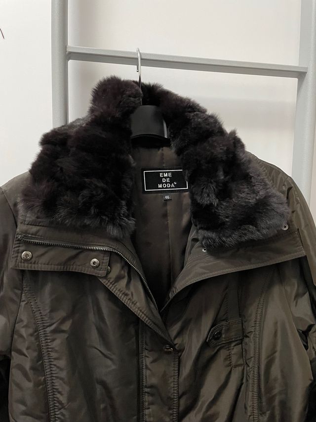 Abrigo marrón Eme de Moda